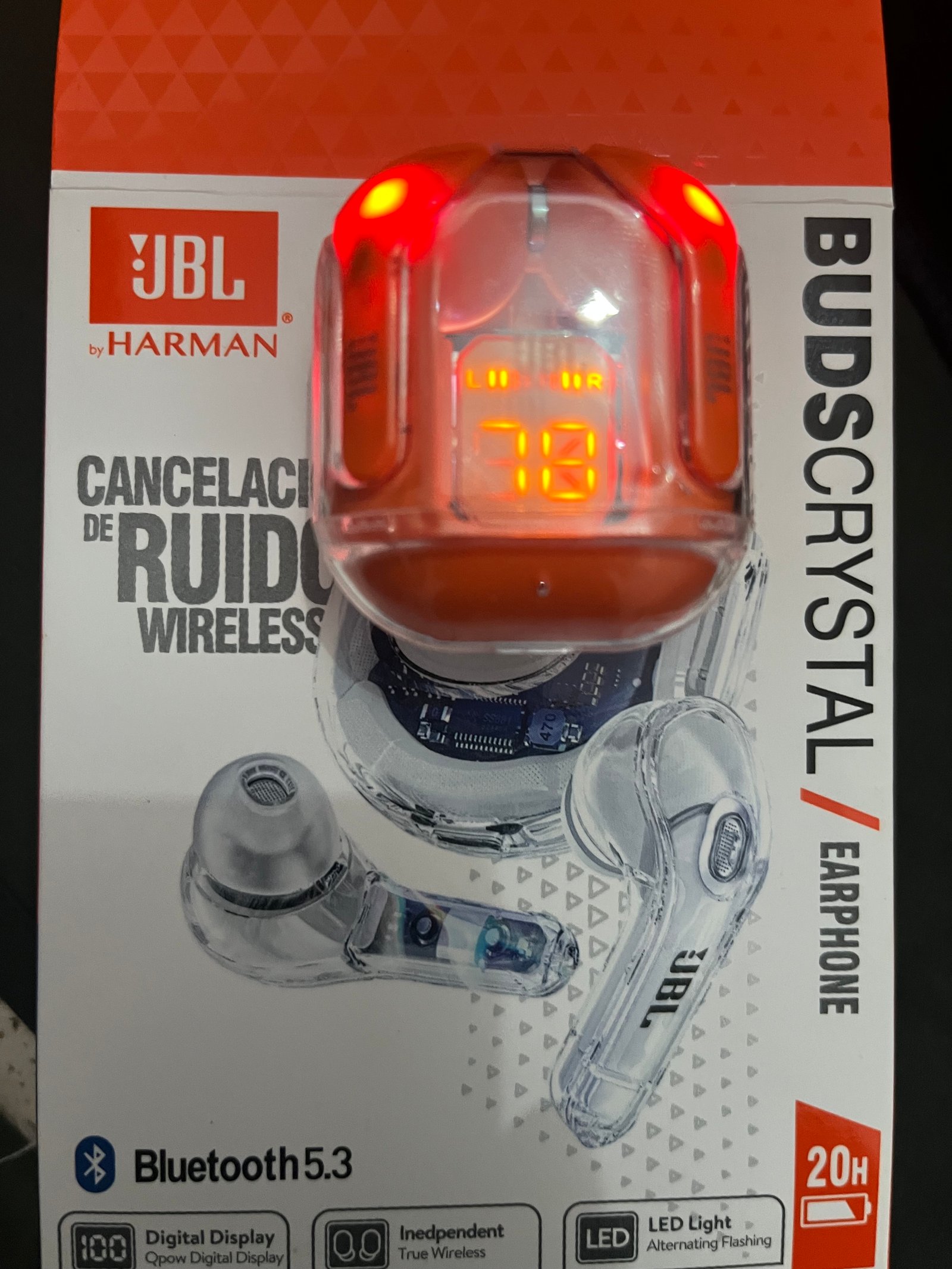 Audífono JBL BUDSCrystal