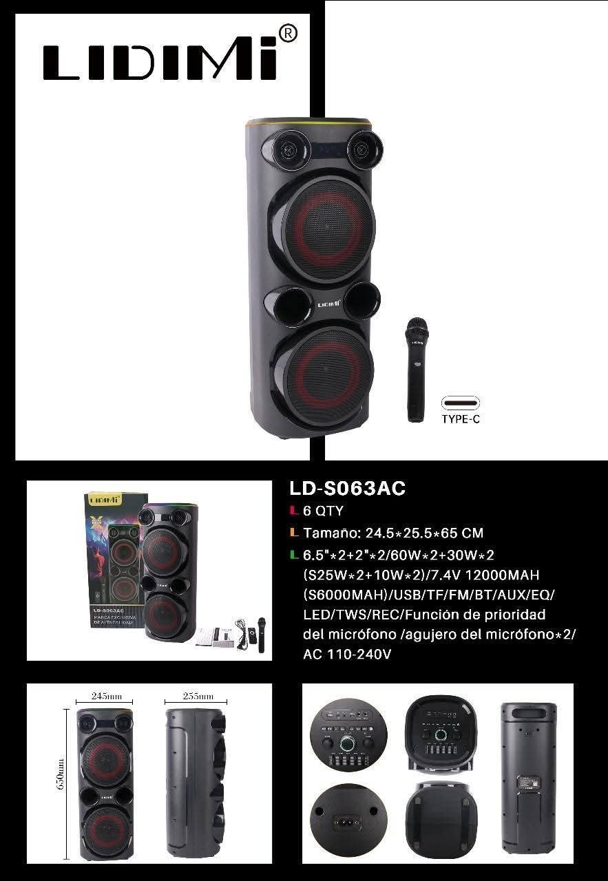 LIDIMI PARLANTE LD-S063AC