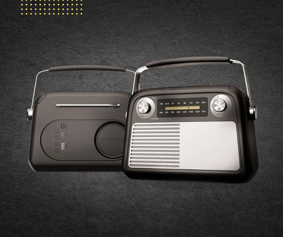 Radio bluetooth Richards FB-R102 AM/FM, negro